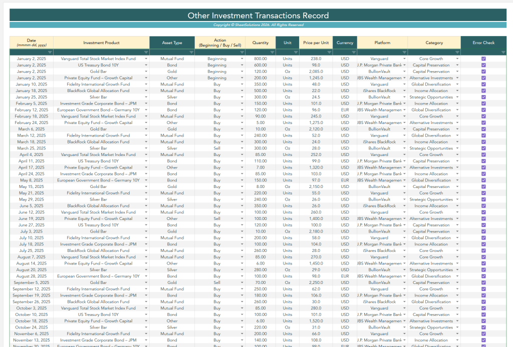 05 Desktop - Other Investment Transactions (HNW)